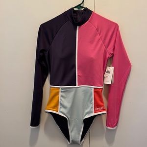 NWT rip curl surfsuit rashguard one piece bodysuit